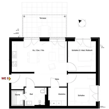 Apartment Dorumer Sielhuus 5 Mit Sauna Und Garten Dorum