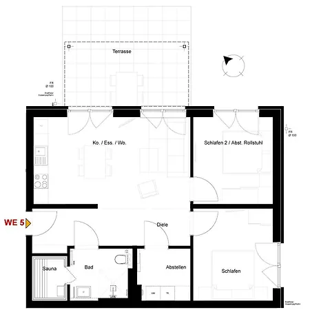 Dorumer Sielhuus 5 Mit Sauna Und Garten *